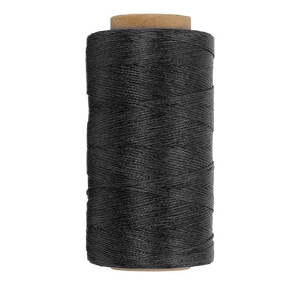 284 Yard Flat Waxed Thread 150D 1mm Leather Sewing Cord for Repairing Shoes Bags Wallets Jewelry Making DIY Leather Craft
