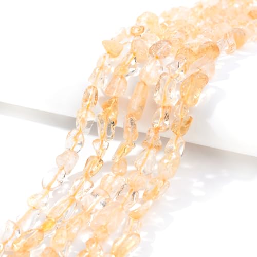 Citrine Pebble Nugget Oval Free Tumbled Stone 6
