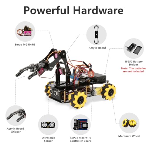 5DOF Smart Robot Arm Car Kit