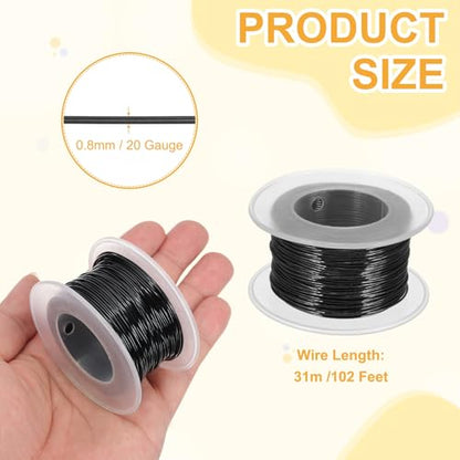20 Gauge 0.8mm Anodized Aluminum Wire for Jewelry Craft Making