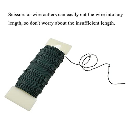 22Gauge Green Flexible Metal Floral Wire