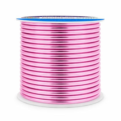 12 Gauge Pink Anodized Aluminum Craft Wire (60 Foot)