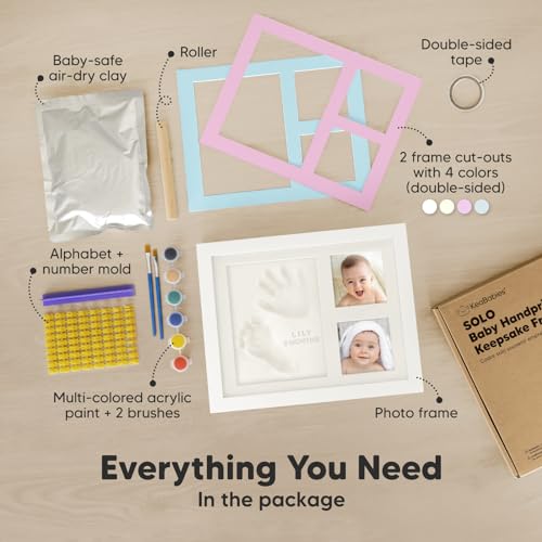 Baby Hand and Footprint Kit Quick Dry Clay Baby Footprints