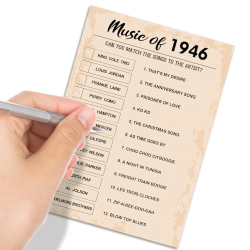 80th Birthday Party Games (31 Count)