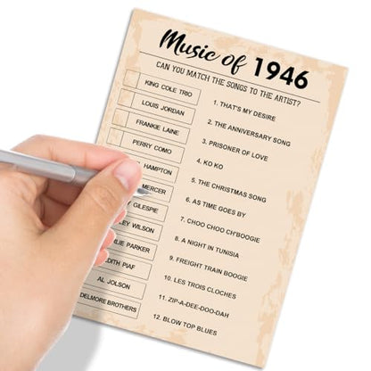 80th Birthday Party Games (31 Count)