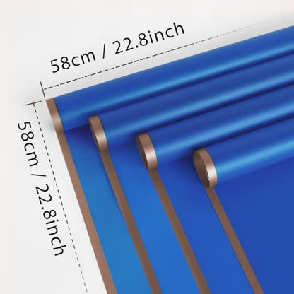 20 Sheets Flower Waterproof Wrapping Paper (20 Count)