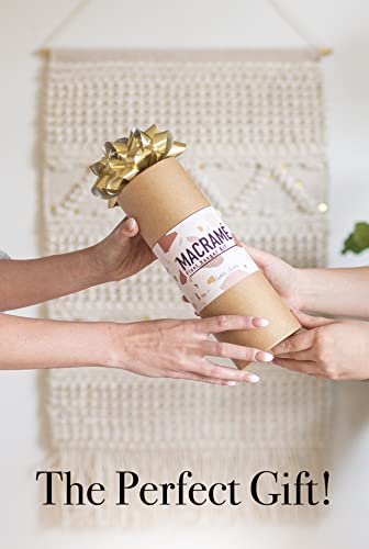 Macrame Kit Makes 3 DIY Plant Hangers for Teens & Adult Beginners