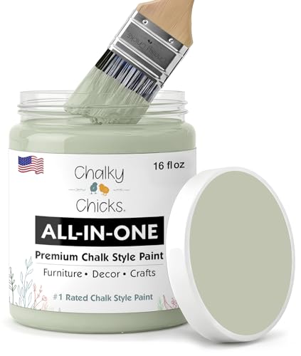 Mountain Green 16 Fl Oz Chalk Paint for Furniture All in One