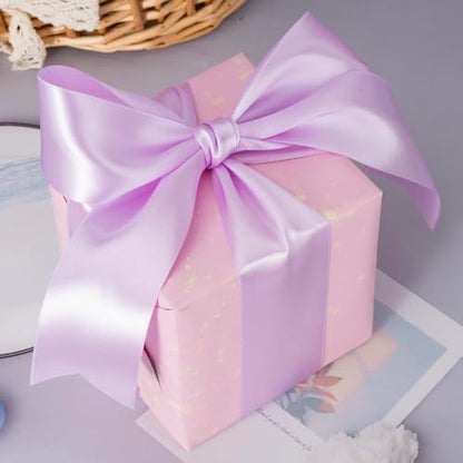 2 Inch Lilac Solid Satin Ribbon for Gift Wrapping