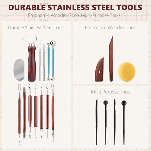 23PCS Clay Tools Sculpting