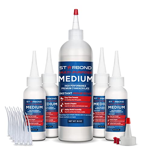 Medium CA Glue Complete Refill Kit (16 Ounce)