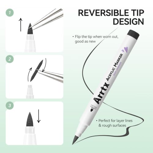 30 Gray Tone Acrylic Paint Markers