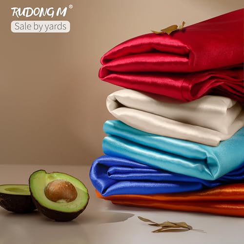 Beige Satin Fabric