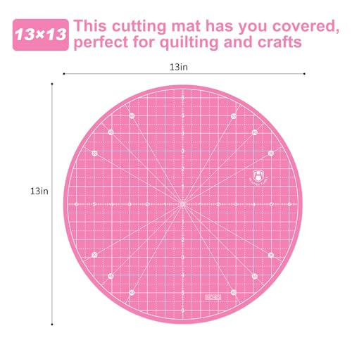 13"x13" Round Rotating Cutting Mat