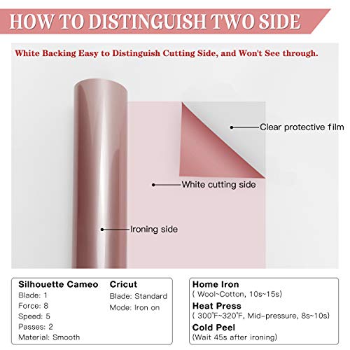 Rose Gold Heat Transfer Vinyl