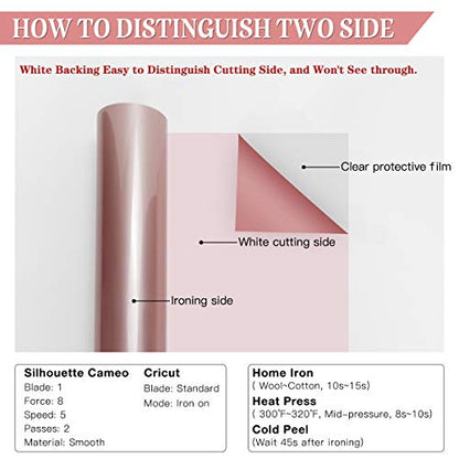 Rose Gold Heat Transfer Vinyl