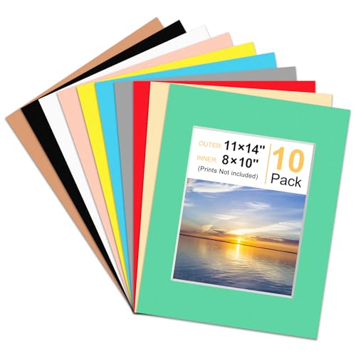 10 Pack Picture Mats for Frames