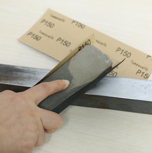 30Pcs 9 x 3.6 Inchs 150 Grit Wet and Dry Handmade Universal Sanding Sheets