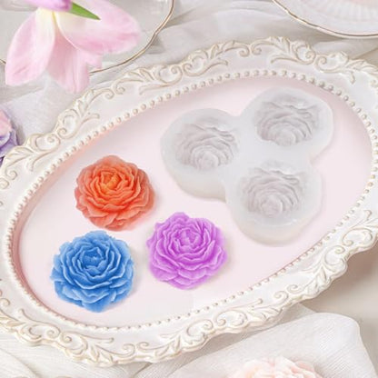 Peony Candle Mold