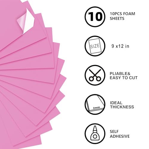 Self Adhesive Foam Sheets (10 Count)