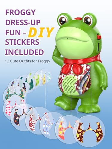 Kids Walkie Talkies Rechargeable Frog Toys Gift for Ages 3