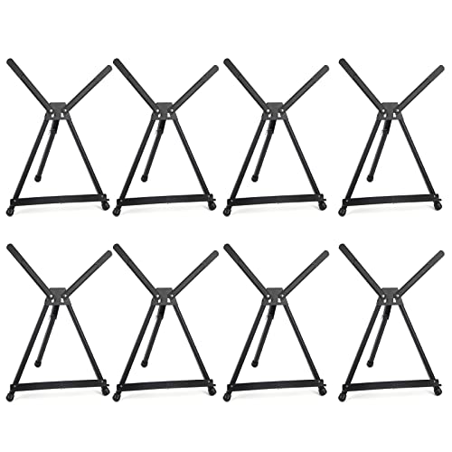 8 Pack 15" to 21" Tabletop Easel for Painting &Display (8 Count)