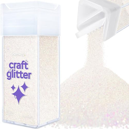 Craft Glitter Shaker Mother of Pearl Iridescent 110g Ultrafine (4.5 Ounce)