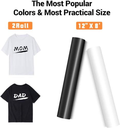 Heat Transfer Vinyl Rolls (2 Count)