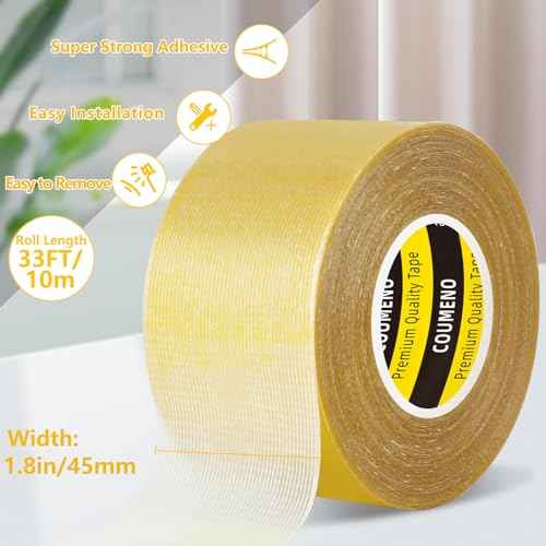 Double Sided Tape Heavy Duty Carpet Mesh Tape (2 Count)