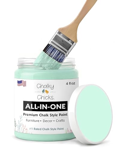 Wintergreen 4 Fl Oz Chalk Paint for Furniture All in One