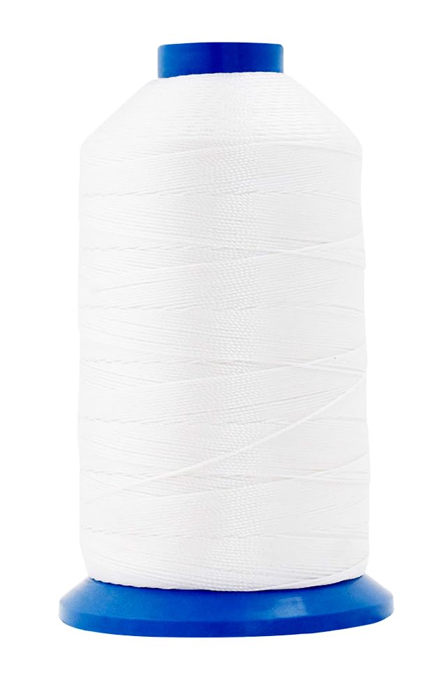 Size 277 840D T270 White Combo Bonded Nylon Thread (9597.76 Foot)