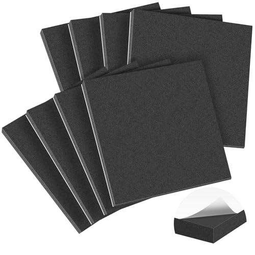 8 PCS Adhesive Foam Padding Sheets Closed Cell Self Adhesive Sticky Foam Pads (8 Count)