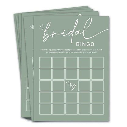 Bridal Shower Bingo