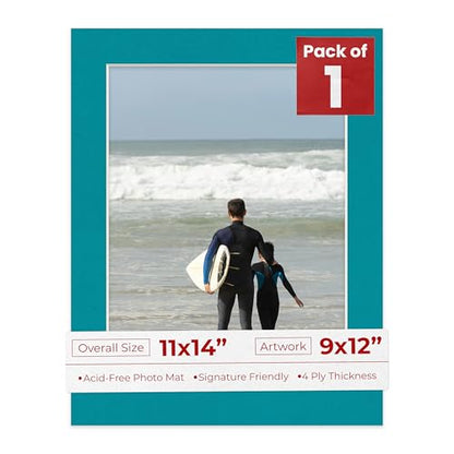 11x14 Mat Bevel Cut for 9x12 Photos