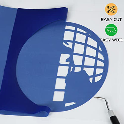 RENLITONG 3D Puff HTV Rolls Heat Transfer Vinyl