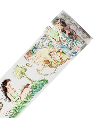 Pre Cut Leisurely Days PET Tape Roll (17.06 Foot)