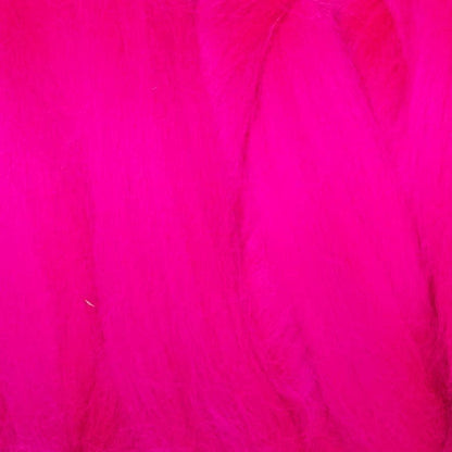 Kondoos Colored Natural Wool roving, 1 lb. Best Wool for Needle Felting, Wet Felting, handcrafts and Spinning. (Magenta, 1 lb)