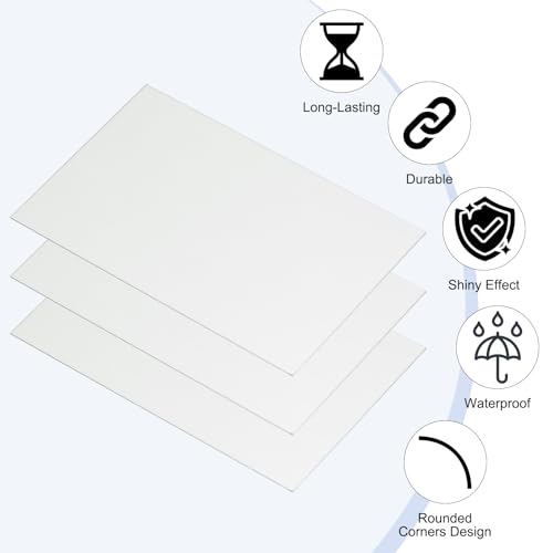 2.1x3.3 Inch Anodized Aluminum Sheet Metal (15 Count)
