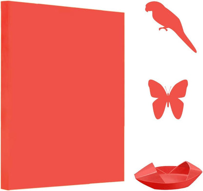 A4 Origami Paper Red 100 Sheets, 8.27×11.7 inch Double Sided Color Easy Fold Big Origami Paper A4 Colored Copy Papers Thin 70gsm for Beginners, DIY handwork Art and Craft Projects (210 x 297 mm) - Crafty Corner