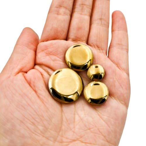 200g Iridescent Round Mosaic Tiles for Crafts Bulk (90 Count)