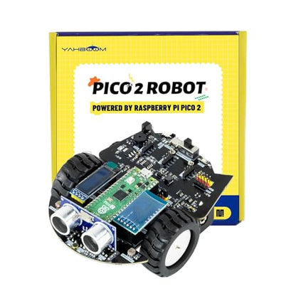 Raspberry Pi Pico2 Smart Robot Car Starter Programming Robot Kit DIY MicroPython Scientific Electronics Programming Project Kit