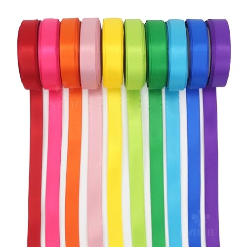 3 8 Inch Satin Ribbon Set (150 Foot)