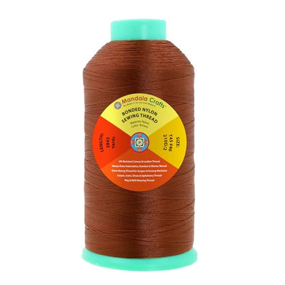 Size 46 210D T45 Brown Bonded Nylon Thread