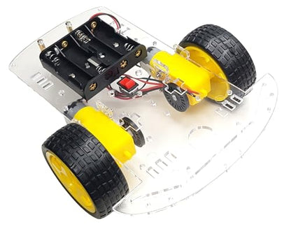 RC 2WD Car Chassis Kit with Motor Speed Encoder for Arduino