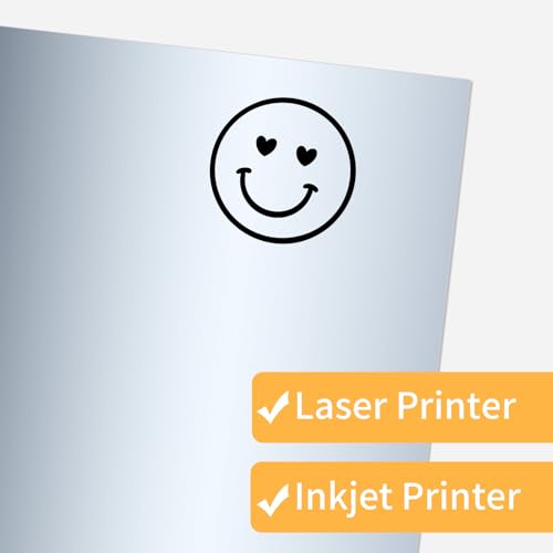 Silver Printable Sticker Paper