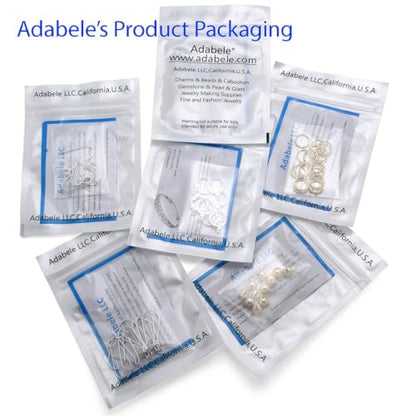 10pcs Adabele Real Gold Plated Sterling Silver 44mm Marquise Earring Hooks (10 Count)