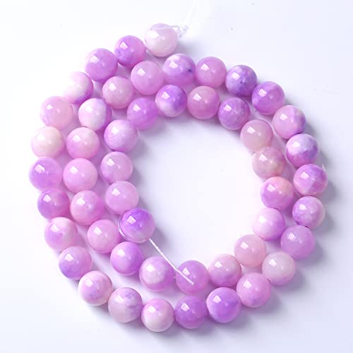 32pcs 12mm Natural Pink Starry Galaxy Persian Jade Gemstone Beads Round Loose Spacer Beads for Jewelry Making DIY Bracelets Necklaces 15"