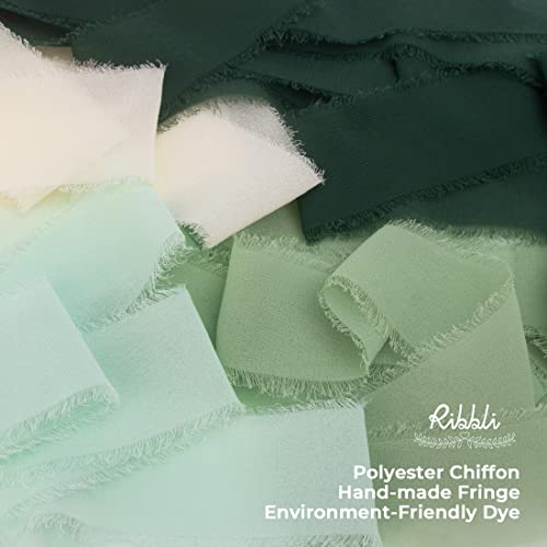 Forest Green Chiffon Ribbon 1 (60 Foot)