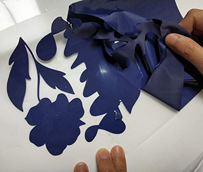 Heat Transfer Vinyl Navy Blue HTV Rolls (12 Foot)