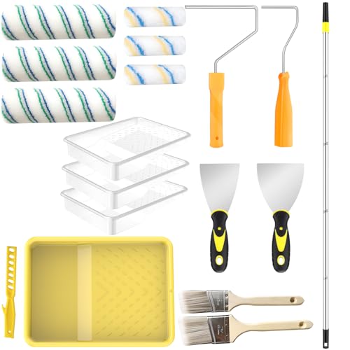 Paint Roller Kit with Extension Pole
